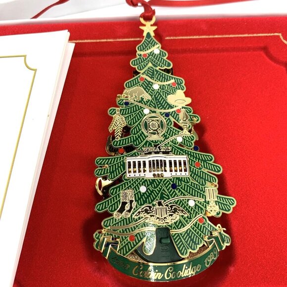 The White House Historical Association Christmas Ornament Calvin Coolidge 2015 - Picture 3 of 3